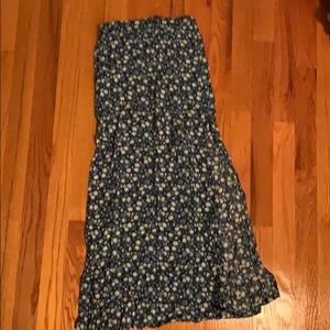 Abercrombie Girls Floral Maxi Skirt w/ Slit
